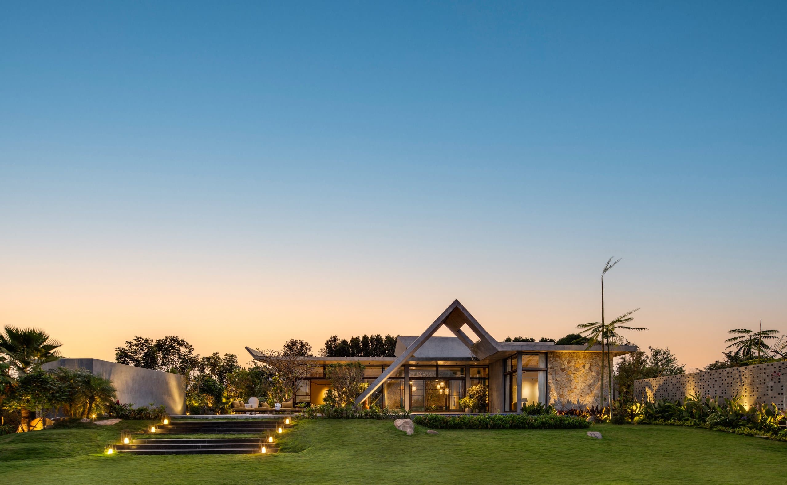 SAHN Dusk Close Lawn View